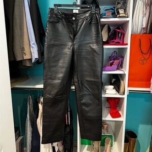 Aritzia Melina Faux Leather Pants